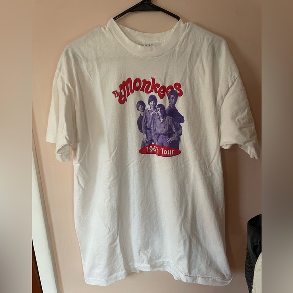 Vintage The Monkees 67' Tour Tee 1995 Single Stitch XL - Picture 1 of 5
